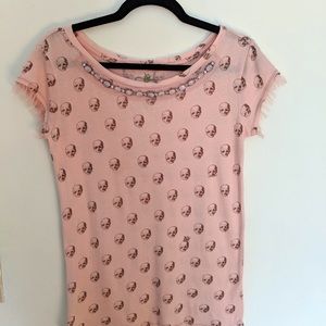 Princess Vera Wang skull t-shirt